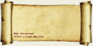 Jana Belodedić vizit kartica